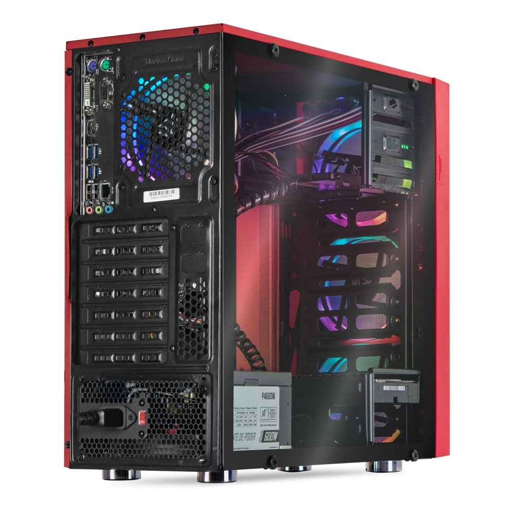 Computadora Gamer CM-50101 / AMD Ryzen 5 4600G 3.70GHz / 16GB / 2TB + 240GB SSD / incluye Monitor de 27", Teclado y Mouse