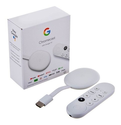 Google Reproductor Multimedia Chromecast con Google TV / Android / 4K Ultra  HD / WiFi / HDMI / USB-C - YA-PIDELO